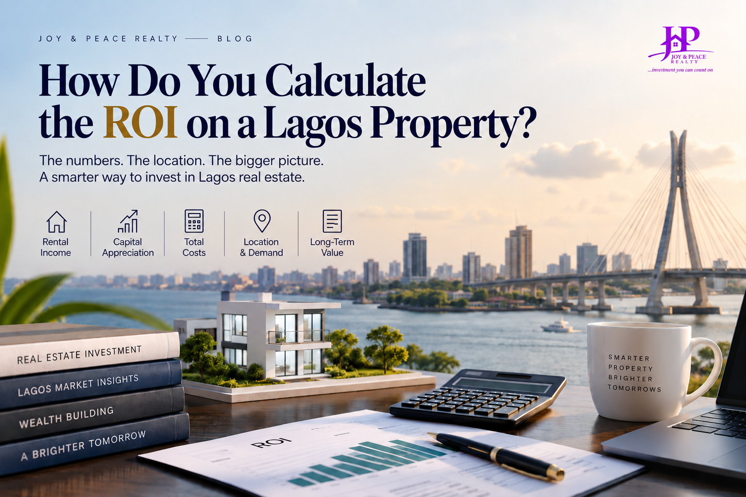 Lagos skyline and modern property investment